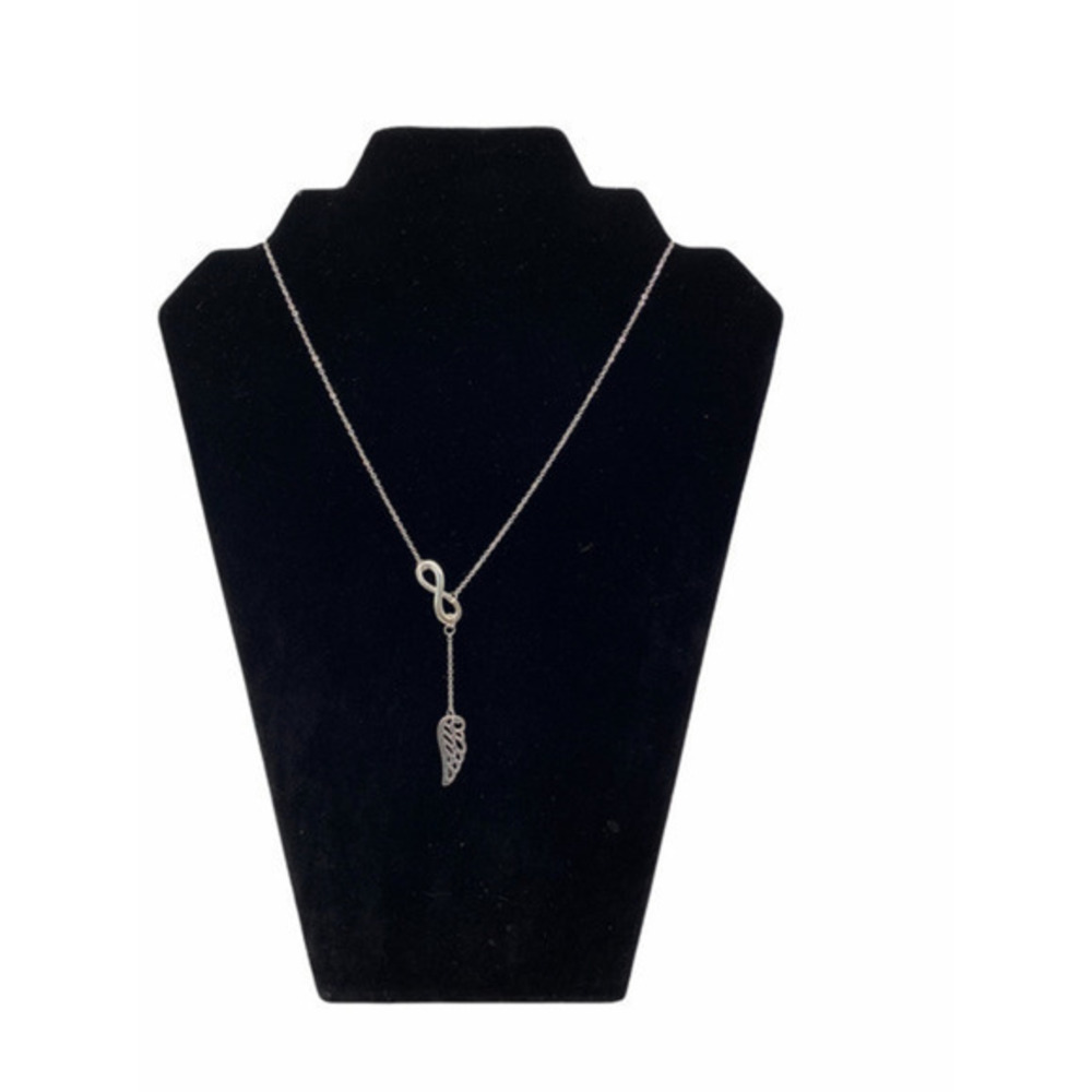 Angel Wings Infinity Pendant Necklace‎ Women's